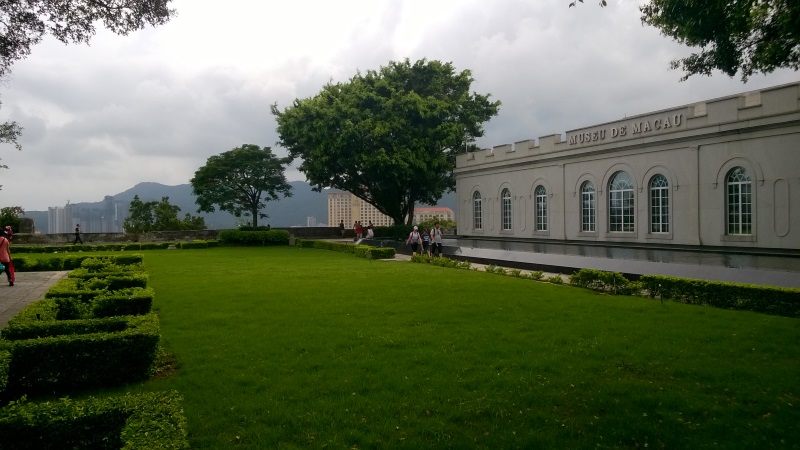 The museum on top of the hill, great views all around Macau