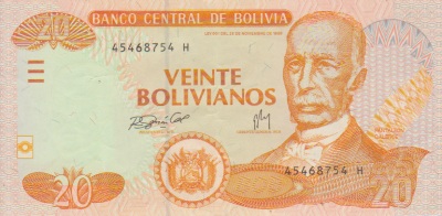 20 Bolivianos