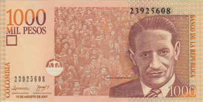 1000 Colombian Pesos