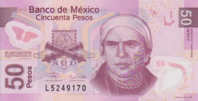 5 Mexican Pesos