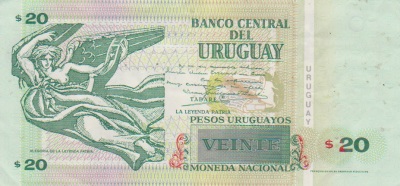 20 Uruguayan Pesos