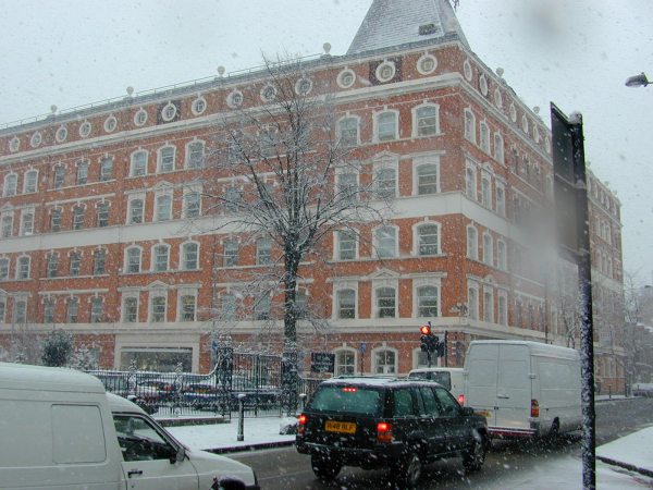 Atelier House in the winter
